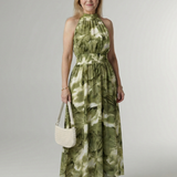 Sylin | Skládané halter midi šaty