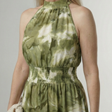 Sylin | Skládané halter midi šaty