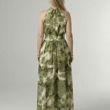 Sylin | Skládané halter midi šaty