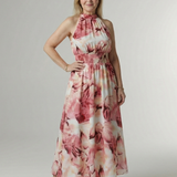 Sylin | Skládané halter midi šaty