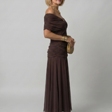 Calen | Off-Shoulder Midi-Kabát