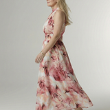 Sylin | Skládané halter midi šaty