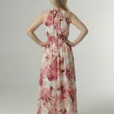 Sylin | Skládané halter midi šaty
