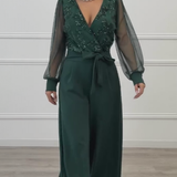 Tereza | Elegantní overal s jemnými detaily a splývavým střihem