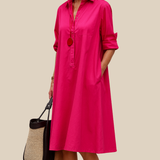 Rosa | Elegantní šaty s košilovým střihem