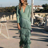 Elegantní Šaty s Franjemi - Maison Claire a Sylvie