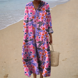 Eva | Vestido Comprido Fluido Boho