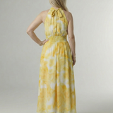Sylin | Skládané halter midi šaty