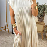 Tereza – Elegantní plisované šaty pro každodenní styl