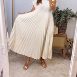 Tereza – Elegantní plisované šaty pro každodenní styl