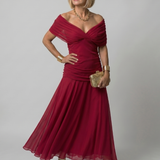 Calen | Off-Shoulder Midi-Kabát