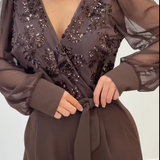 Tereza | Elegantní overal s jemnými detaily a splývavým střihem