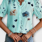 Bruna - Stylish top with a heart-shaped V-neckline