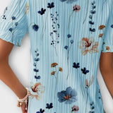 Bruna - Stylish top with a heart-shaped V-neckline