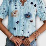 Bruna - Stylish top with a heart-shaped V-neckline