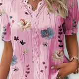 Bruna - Stylish top with a heart-shaped V-neckline