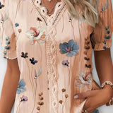 Bruna - Stylish top with a heart-shaped V-neckline