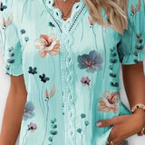 Bruna - Stylish top with a heart-shaped V-neckline