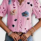 Bruna - Stylish top with a heart-shaped V-neckline