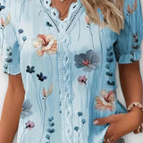 Bruna - Stylish top with a heart-shaped V-neckline