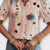 Bruna - Stylish top with a heart-shaped V-neckline