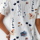 Bruna - Stylish top with a heart-shaped V-neckline