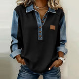Voxanne™ | Denim Kraag Pullover