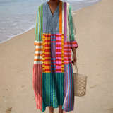 Jana | Colorblock Artistic Dress