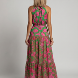 Rowen | Drapované halter midi šaty
