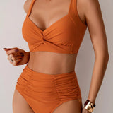 Laluna® | Letní bikinový set s vysokým pasem