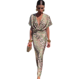 Veronika – Elegantní zavinovací maxi šaty