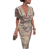 Veronika – Elegantní zavinovací maxi šaty