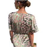 Veronika – Elegantní zavinovací maxi šaty