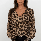 Susana – Blúza s leopardím vzorom