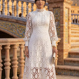 Elegantní hedvábná šaty Carmona – Tereza Ostrava