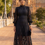 Elegantní hedvábná šaty Carmona – Tereza Ostrava