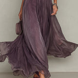 Karolína – Halter maxi šaty s květinovým vzorem a elegantním řasením