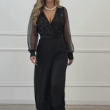 Tereza | Elegantní overal s jemnými detaily a splývavým střihem