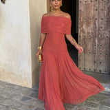 Elegantní šaty Simba z hedvábného tylu - Maison Claire a Sylvie