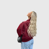 Faye™ – Nadrozměrná kožená bunda