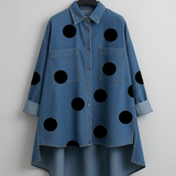 Tereza — Overshirt s puntíky