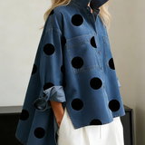 Tereza — Overshirt s puntíky