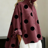 Tereza — Overshirt s puntíky